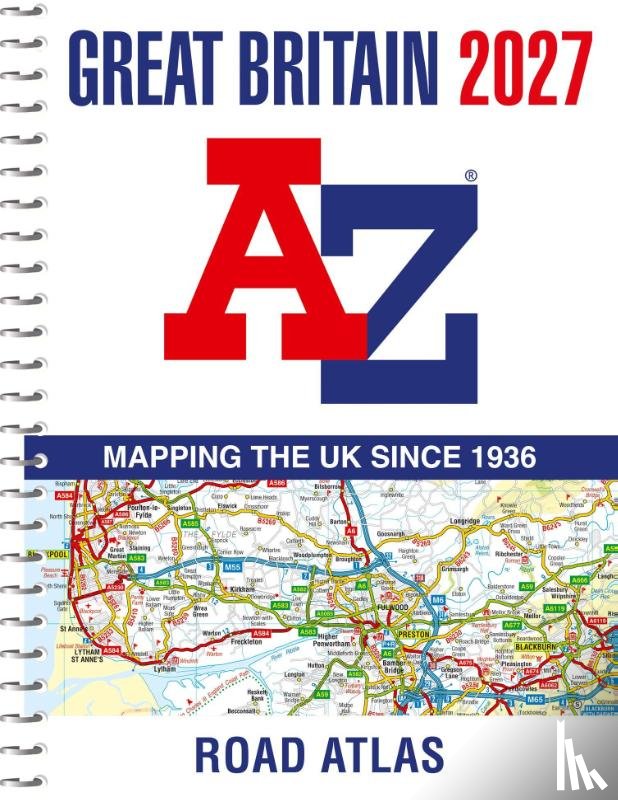 A-Z Maps - A -Z Great Britain Road Atlas 2027 (A4 Spiral)