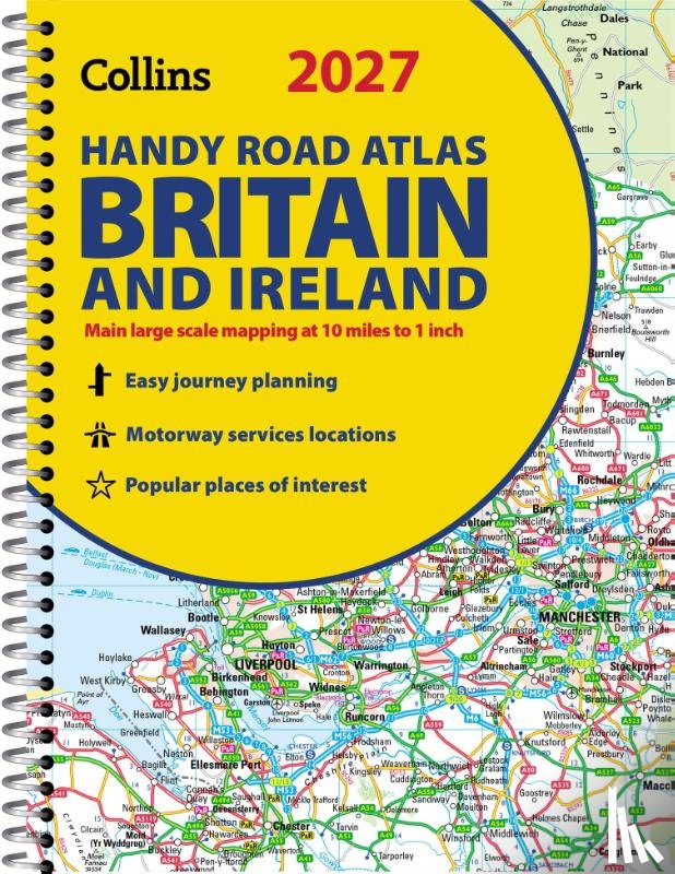 Collins Maps - Collins Handy Road Atlas Britain and Ireland 2027 (A5 Spiral)