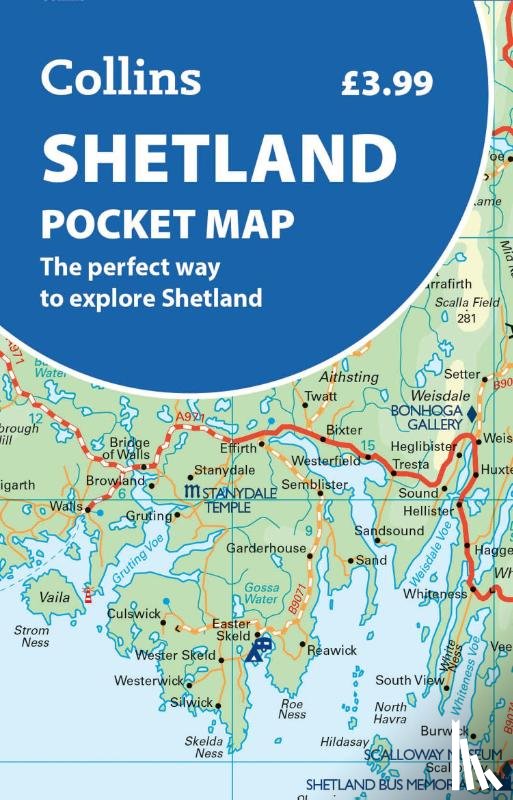 Collins Maps - Shetland Pocket Map