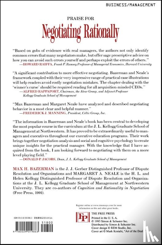 Bazerman, Max H. - Negotiating Rationally