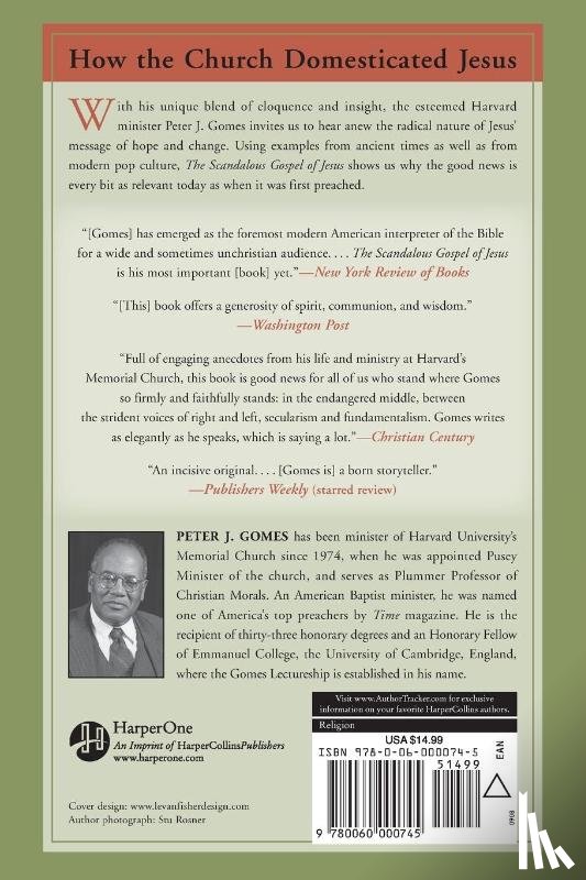 Gomes, Peter J - The Scandalous Gospel of Jesus: What's So Good About the Good News?