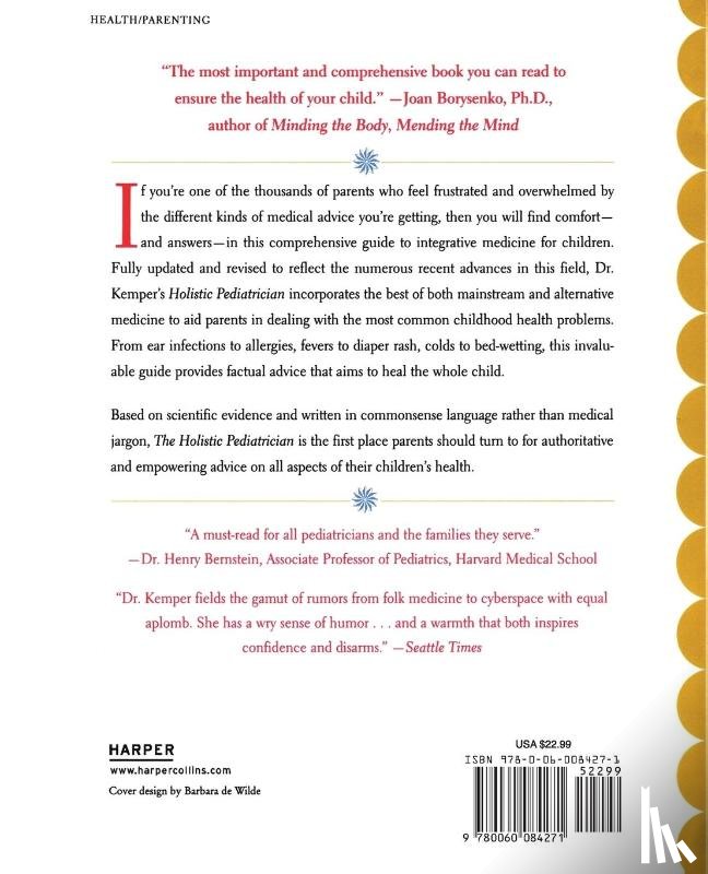 Kemper, Kathi J - The Holistic Pediatrician
