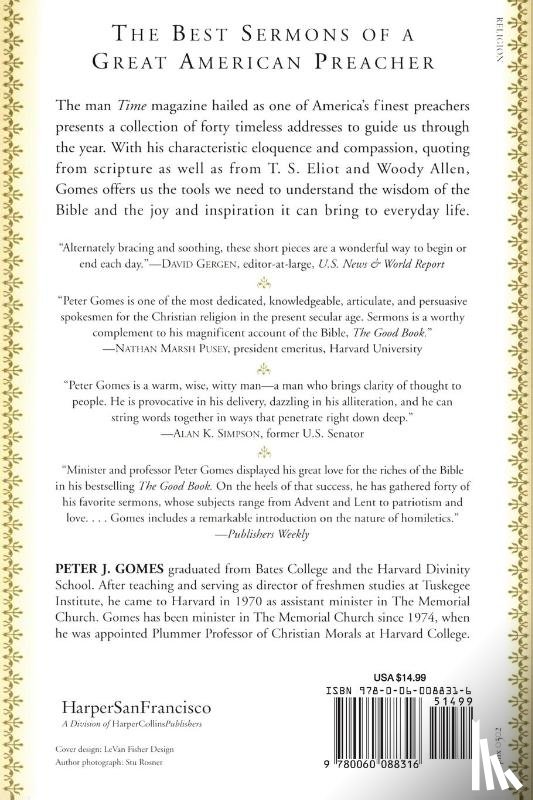 Gomes, Peter J - Sermons - Biblical Wisdom for Daily Living