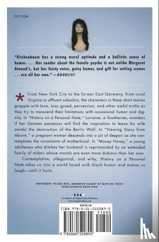 Kirshenbaum, Binnie - History on a Personal Note