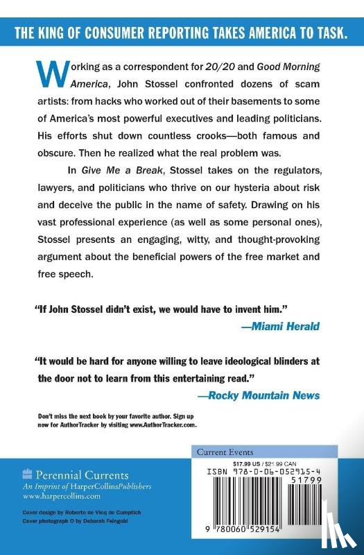 Stossel, John - Give Me a Break