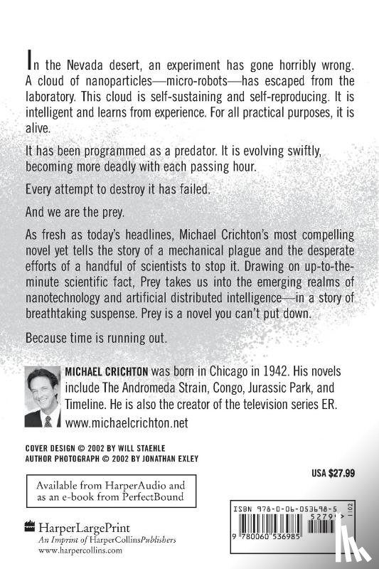 Crichton, Michael - Prey Large Print