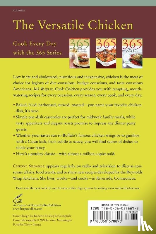 Sedaker, Cheryl - 365 Ways To Cook Chicken