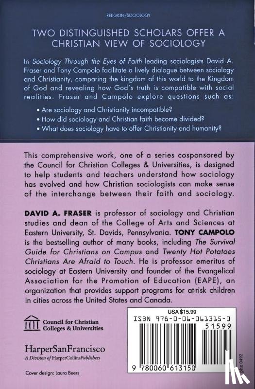 Campolo, Anthony, Fraser, David a - Sociology Through the Eyes of Faith