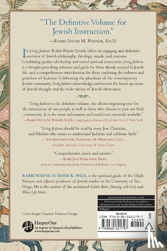 Dosic, Wayne Rabbi. - Living Judaism: The Complete Guide to Jewish Belief, Tradition, and Prac tice