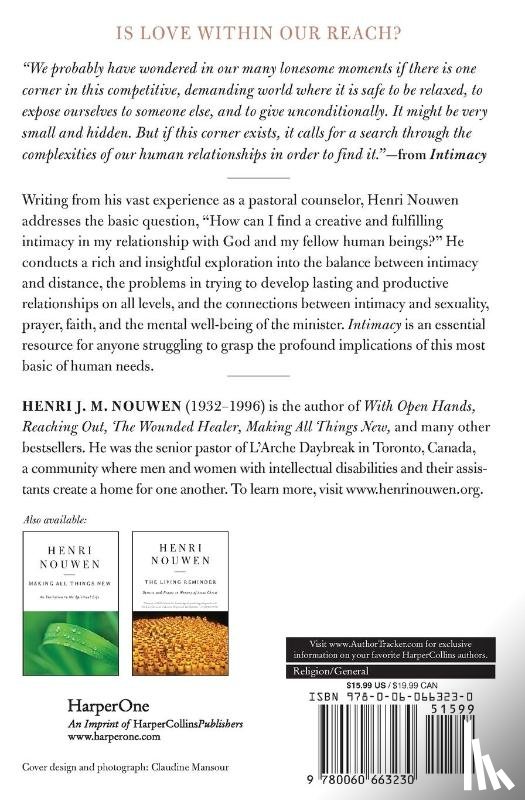 Nouwen, Henri - Intimacy
