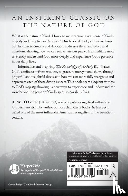 Tozer, A W - The Knowledge of the Holy