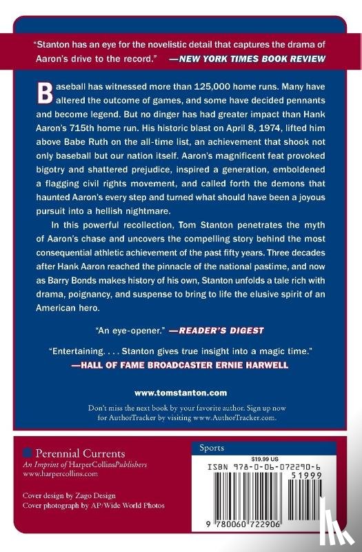 Stanton, Tom - Hank Aaron and the Home Run That Changed America