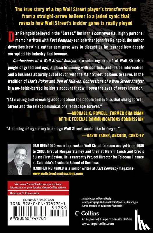 Reingold, Daniel, Reingold, Jennifer - Confessions of a Wall Street Analyst