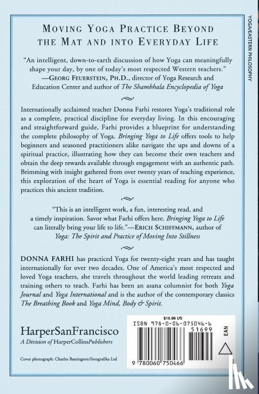 Farhi, Donna - Bringing Yoga to Life
