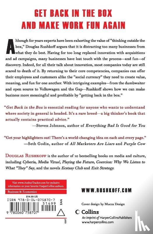 Rushkoff, Douglas - Get Back in the Box