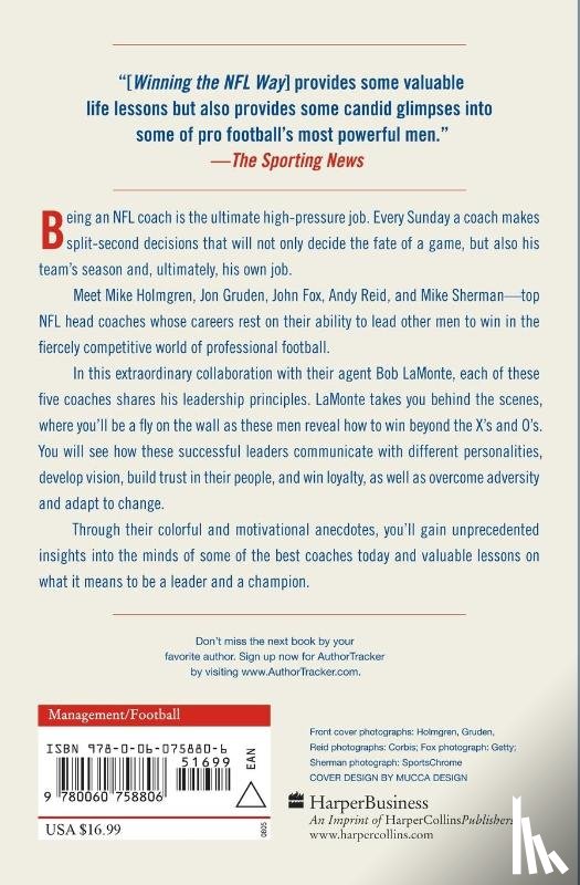 LaMonte, Bob, Shook, Robert L. - Winning the NFL Way