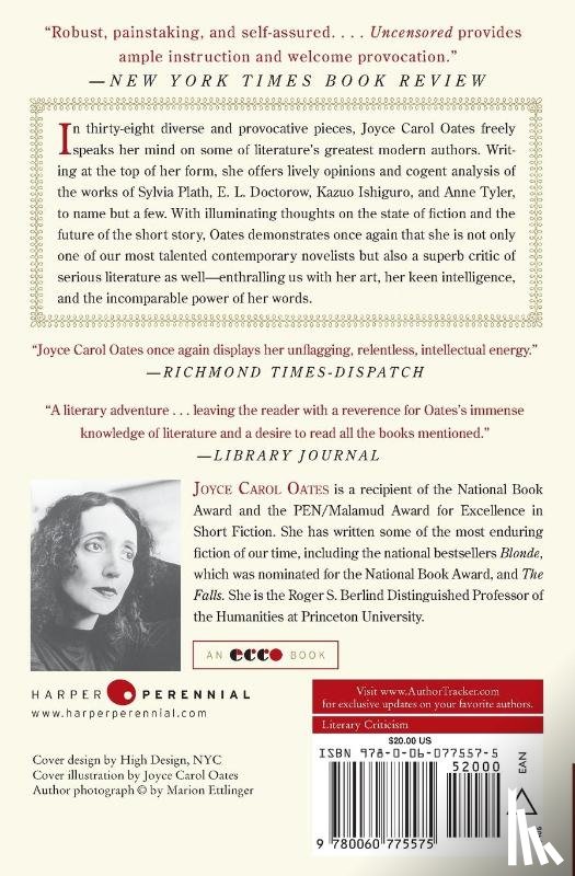 Oates, Joyce Carol - Uncensored