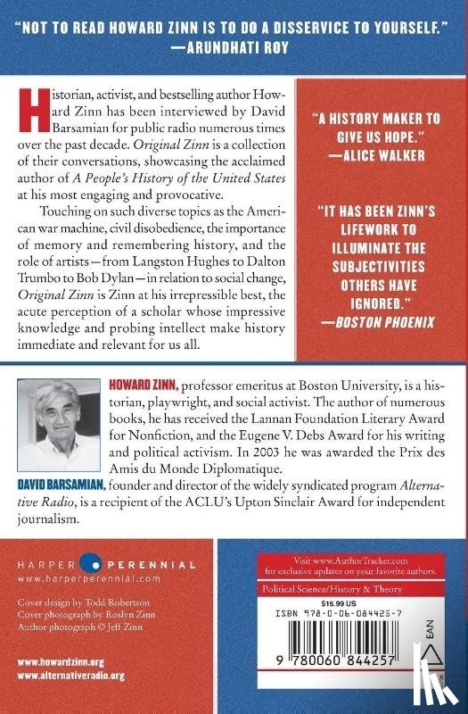 Barsamian, David, Zinn, Howard - Original Zinn