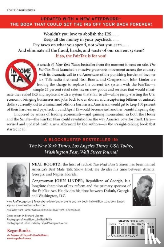 Boortz, Neal, Linder, John - The Fair Tax Book