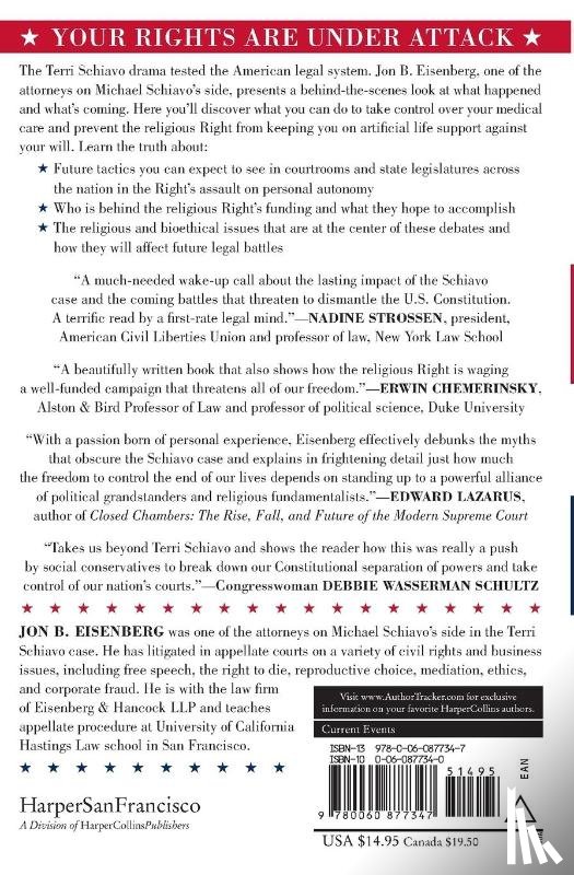 Eisenberg, Jon - Right Vs The Right To Die