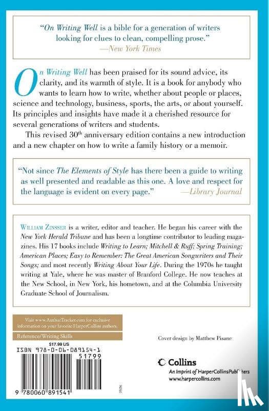 Zinsser, William - On Writing Well