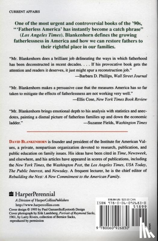 Blankenhorn, David - Fatherless America