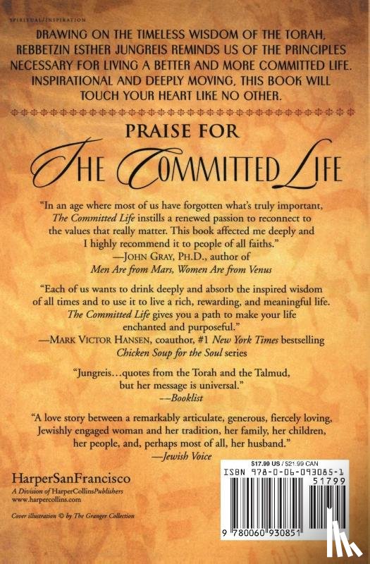 Jungreis, Rebbetzin - The Committed Life