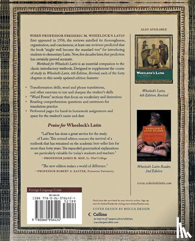 Comeau, Paul T - Workbook for Wheelock's Latin