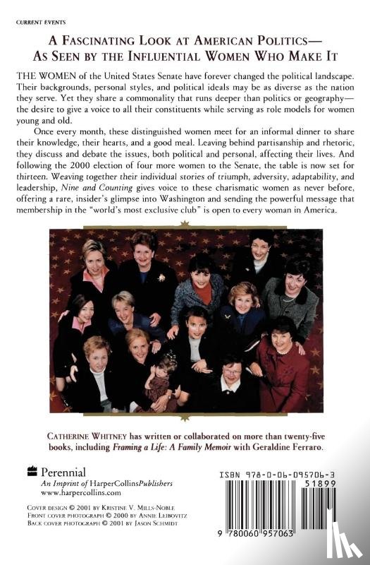 Boxer, Barbara, Feinstein, Dianne, Whitney, Catherine - Nine and Counting