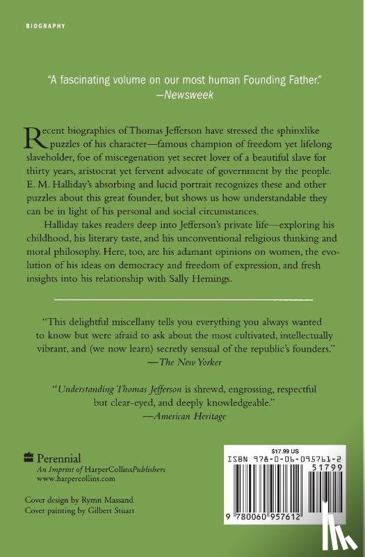 Halliday, E m - Understanding Thomas Jefferson