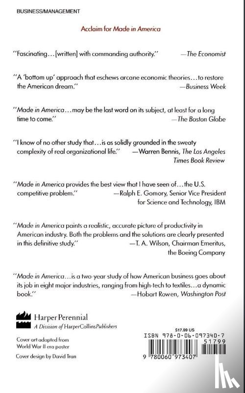 Dertouzos, Michael L., Lester, Richard K., Solow, Robert M. - Made in America