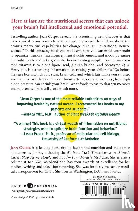 Carper, Jean - Your Miracle Brain
