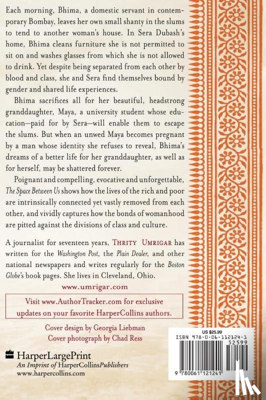 Umrigar, Thrity - The Space Between Us
