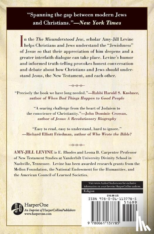 Levine, Amy-Jill PhD. - The Misunderstood Jew