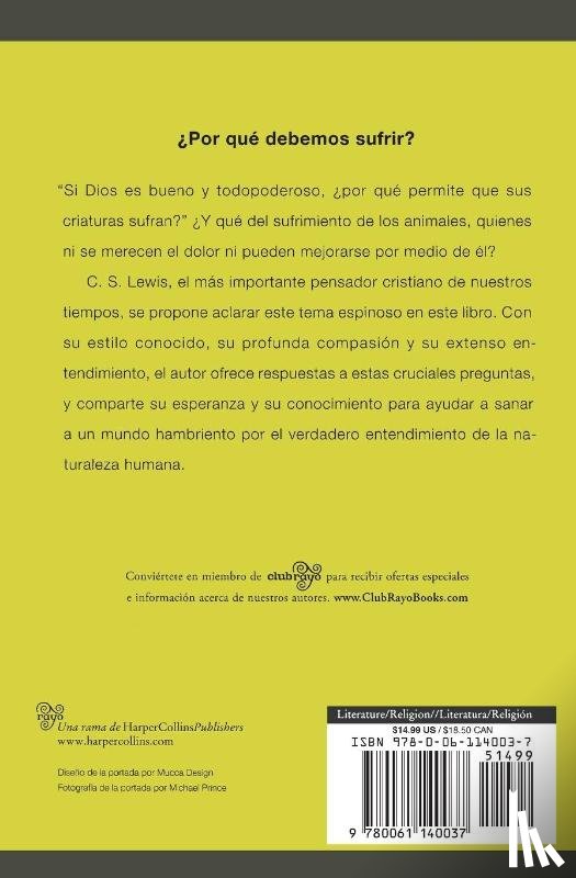 Lewis, C S - El Problema del Dolor