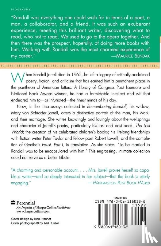 Jarrell, Mary - Remembering Randall
