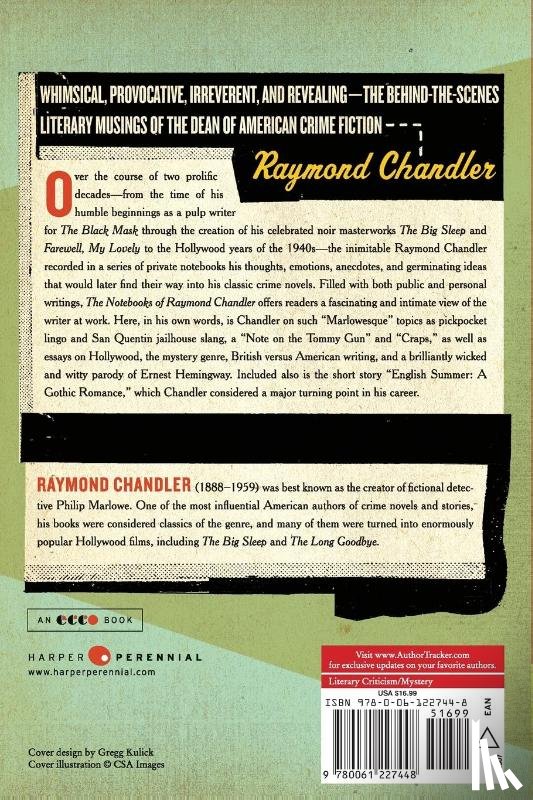Chandler, Raymond - The Notebooks of Raymond Chandler
