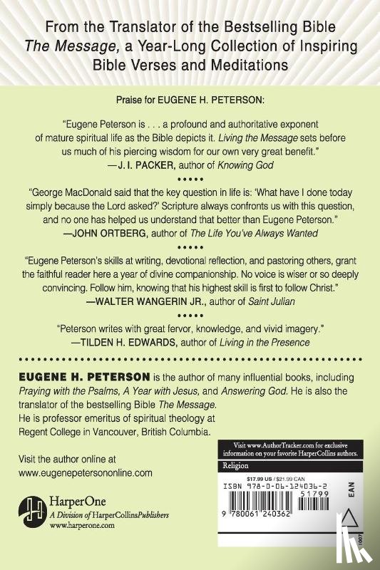 Peterson, Eugene H - Living the Message