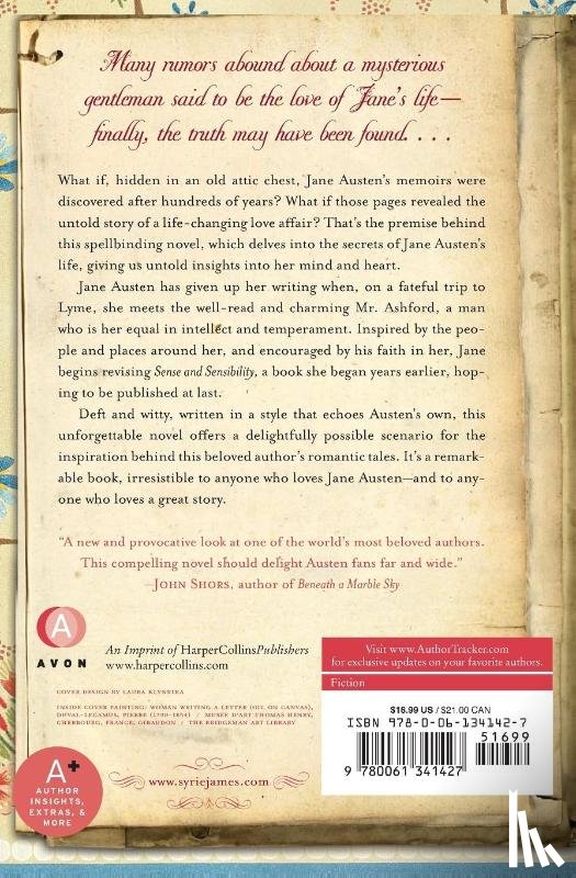 James, Syrie - The Lost Memoirs of Jane Austen