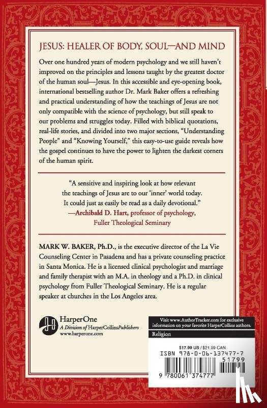 Baker, Mark W. - Jesus, the Greatest Therapist Who Ever Lived