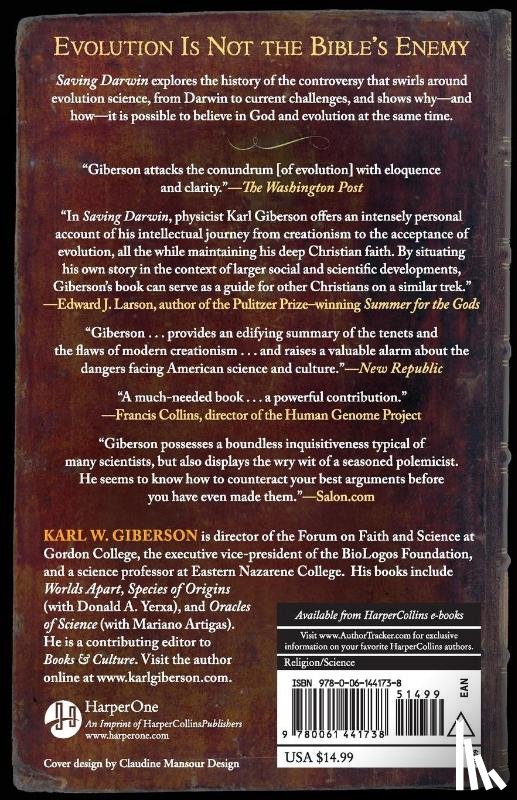 Giberson, Karl W - Saving Darwin