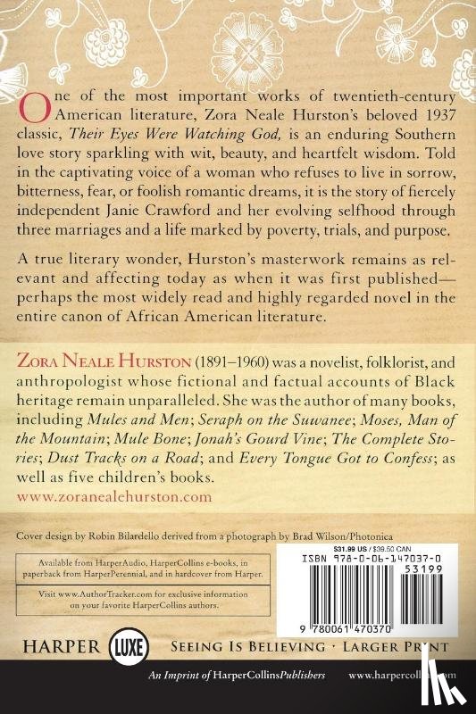 Hurston, Zora Neale - Their Eyes Were Watching God LP