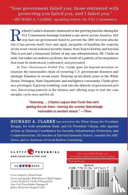 Clarke, Richard A. - Your Government Failed You