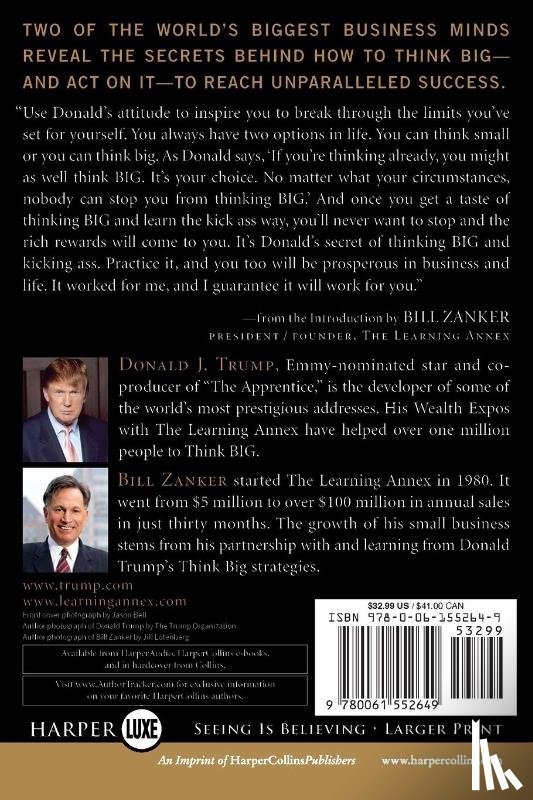 Trump, Donald J. - Think BIG and Kick Ass in Business and Life LP