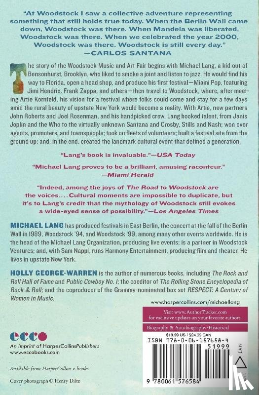 Lang, Michael - The Road to Woodstock