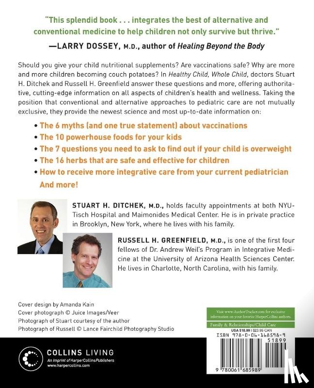 Stuart H. Ditchek, M.D., Russell H. Greenfield, M.D. - Healthy Child, Whole Child