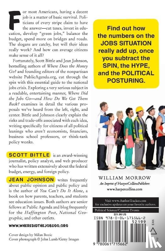 Bittle, Scott, Johnson, Jean - Where Did the Jobs Go--and How Do We Get Them Back?