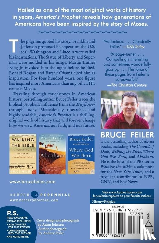 Feiler, Bruce - America's Prophet: How the Story of Moses Shaped America