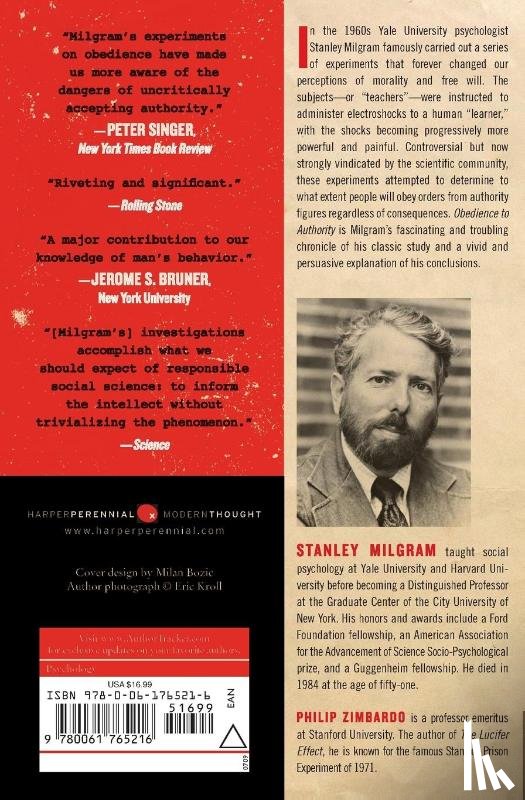 Milgram, Stanley - Obedience to Authority