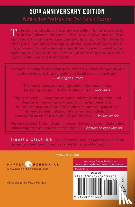 Szasz, Thomas S. - The Myth of Mental Illness